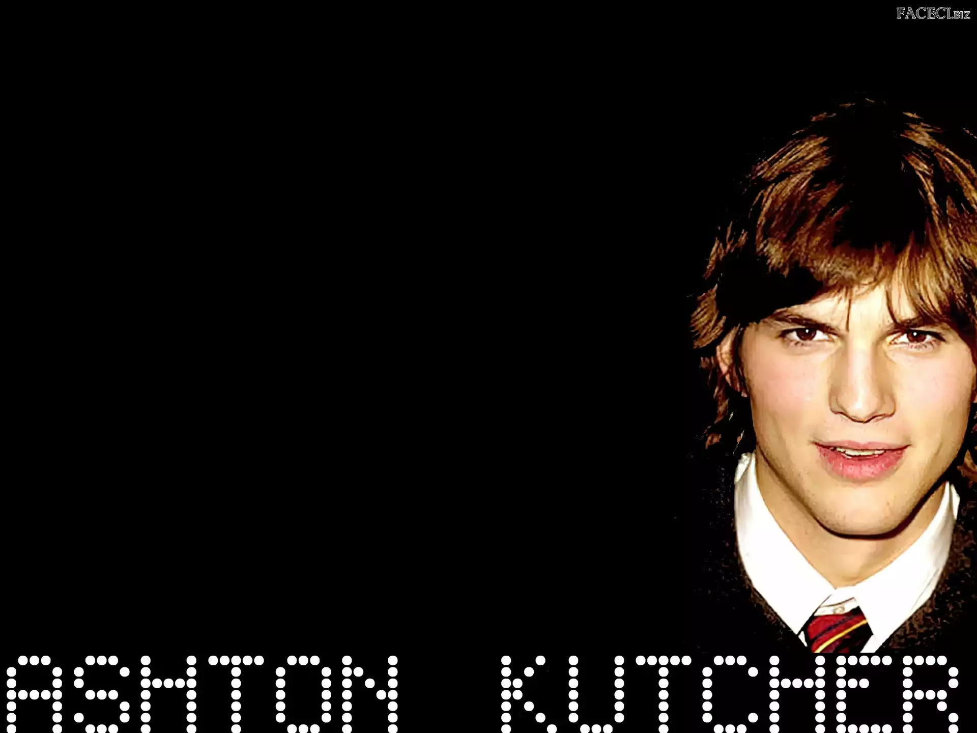 oczy, Ashton Kutcher, brÄ…zowe
